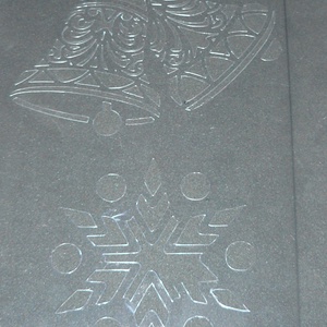 Karácsonyi stencil -  - Meska.hu