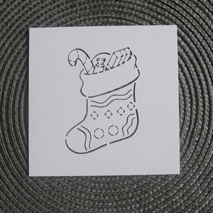 4 db. Karácsonyi sablon.  (Stencil) -  - Meska.hu
