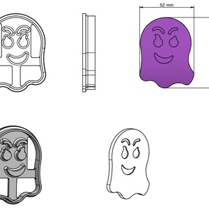 Halloween sütemény kiszúrók rendelésre készültek. - otthon & életmód - konyhafelszerelés, tálalás - Meska.hu