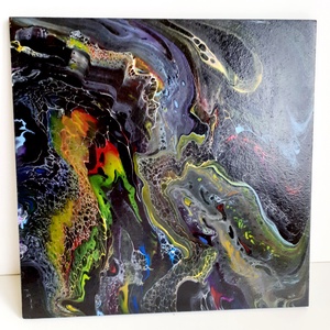Fluid-art festmény -Láva - művészet - festmény - akril - Meska.hu