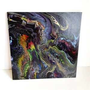 Fluid-art festmény -Láva, Művészet, Festmény, Akril, Festészet, MESKA