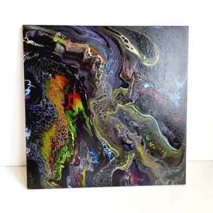 Fluid-art festmény -Láva - művészet - festmény - akril - Meska.hu