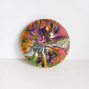 Fluid-art festmény -Őszi hangulatban - művészet - festmény - akril - Meska.hu