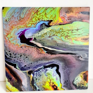 Fluid-art festmény -Folyam - művészet - festmény - akril - Meska.hu