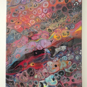 Sejtek álma, Művészet, Festmény, Akril, Festészet, MESKA