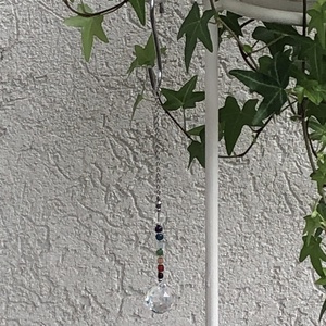 Csakra kristály függő - Feng Shui függő - szivárvány kristály - napfogó - otthon & életmód - dekoráció - fali és függő dekoráció - függődísz - Meska.hu