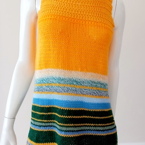 Kézzel kötött szines ruha/tunika S-M méret - ruha & divat - női ruha - ruha - Meska.hu Kézzel kötött szines ruha/tunika S-M méret - ruha & divat - női ruha - ruha - Meska.hu