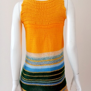 Kézzel kötött szines ruha/tunika S-M méret - ruha & divat - női ruha - ruha - Meska.hu Kézzel kötött szines ruha/tunika S-M méret - ruha & divat - női ruha - ruha - Meska.hu