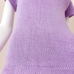 Kézzel kötött pamut pulóver S-M méretre - ruha & divat - női ruha - pulóver & kardigán - Meska.hu