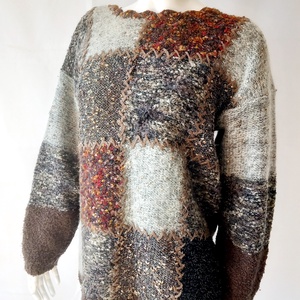 Vintage kötött pulóver XL méret, Ruha & Divat, Női ruha, Blúz, Horgolás, Kötés, MESKA