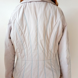 Vintage Ermanno Scervino Street téli kabát valódi szőrmével M méret - ruha & divat - női ruha - kabát - Meska.hu