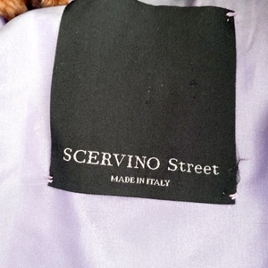 Vintage Ermanno Scervino Street téli kabát valódi szőrmével M méret - ruha & divat - női ruha - kabát - Meska.hu