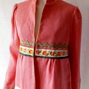 Vintage Maison Kitsuné himzett blézer M méret, Ruha & Divat, Női ruha, Blézer & Kosztüm, Varrás, MESKA