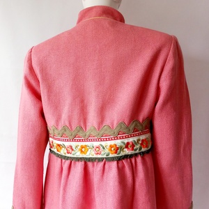 Vintage Maison Kitsuné himzett blézer M méret - ruha & divat - női ruha - blézer & kosztüm - Meska.hu