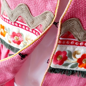 Vintage Maison Kitsuné himzett blézer M méret - ruha & divat - női ruha - blézer & kosztüm - Meska.hu