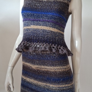 Kötött szoknya és top XS-S, Ruha & Divat, Női ruha, Pulóver, Kötés, Horgolás, MESKA