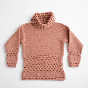 Horgolt pulóver S-M - ruha & divat - női ruha - pulóver - Meska.hu