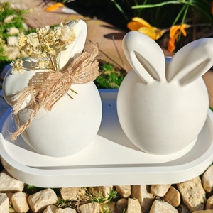 Nyuszis húsvéti dekoráció - Meska.hu