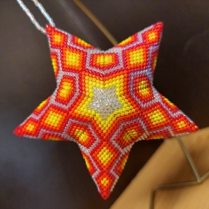 3D-s csillag dísz - karácsony - karácsonyi lakásdekoráció - karácsonyfadíszek - Meska.hu