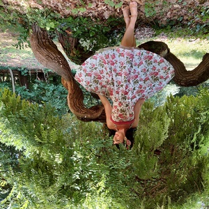 Pinup Rockabilly ruha, rózsa mintás, virágos - ruha & divat - női ruha - ruha - Meska.hu