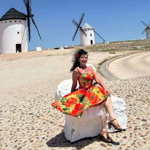 Pinup Rockabilly ruha, LIMITÁLT bársony pipacs mintás  - ruha & divat - női ruha - ruha - Meska.hu