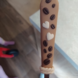 Kávés latte kanál  - otthon & életmód - konyhafelszerelés, tálalás - tálalás - kanál & villa - Meska.hu