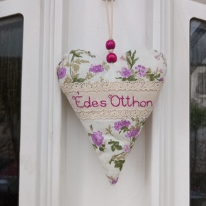 Édes Otthon ajtó-, ablakdekoráció, Otthon & Lakás, Dekoráció, Fali és függő dekoráció, Függődísz, Varrás, Meska