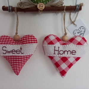 Sweet Home függődísz madárral - otthon & lakás - dekoráció - fali és függő dekoráció - függődísz - Meska.hu
