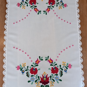 Matyó terítő  Matyóföldről 45�90 cm - Meska.hu