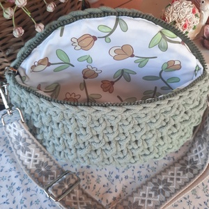 Horgolt crossbody - táska & tok - kézitáska & válltáska - alkalmi táska - Meska.hu