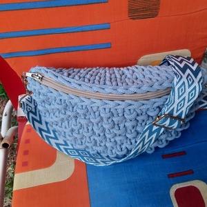 Horgolt crossbody - táska & tok - kézitáska & válltáska - alkalmi táska - Meska.hu
