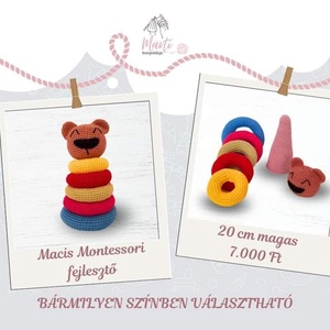 Macis Montessori fejlesztő játék - Meska.hu