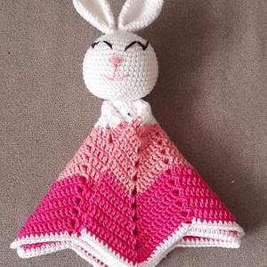 Nyuszis szundikendő  - játék & sport - 3 éves kor alattiaknak - alvóka & rongyi - Meska.hu