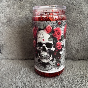 Csillámos szívószálas pohár - otthon & életmód - konyhafelszerelés, tálalás - tálalás - pohár - Meska.hu