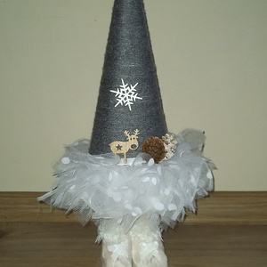 Fenyőmanó asztaldísz - otthon & életmód - dekoráció - asztal és polc dekoráció - asztaldísz - Meska.hu