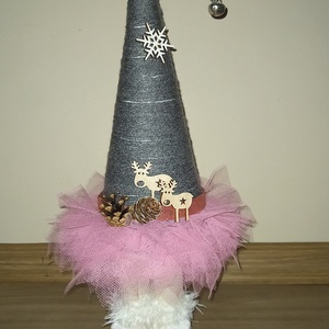 Fenyőmanó asztaldísz - otthon & életmód - dekoráció - asztal és polc dekoráció - asztaldísz - Meska.hu