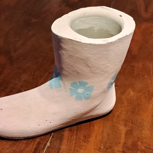 Beton virágtartó  - otthon & életmód - dekoráció - Meska.hu