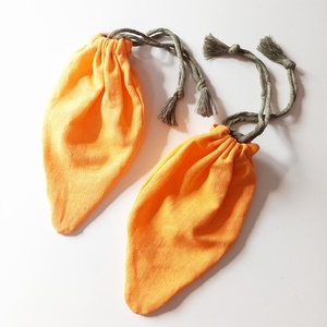 RÉPA -  húsvéti ajándék tartó textilzsák - ajándék csomagolás - ünnepi díszek, dekorációk - húsvéti díszek és dekorációk - húsvéti ajándékátadó - Meska.hu