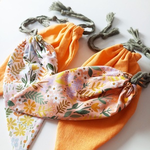 RÉPA -  húsvéti ajándék tartó textilzsák - ajándék csomagolás - ünnepi díszek, dekorációk - húsvéti díszek és dekorációk - húsvéti ajándékátadó - Meska.hu