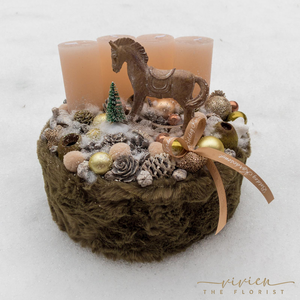 Adventi box , Karácsony, Adventi díszek, Adventi koszorú, , MESKA