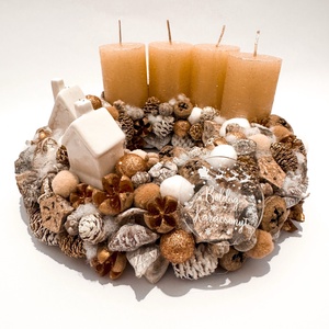 Adventi koszorú  - Meska.hu