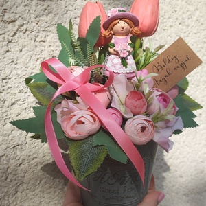 Anyák napi ajándék - otthon & életmód - virágdekoráció - virágdíszek - asztali virágdísz - Meska.hu