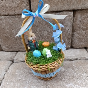 Húsvéti asztaldisz 15x10cm, Ünnepi díszek, dekorációk, Húsvéti díszek és dekorációk, Húsvéti asztaldíszek, Mindenmás, MESKA
