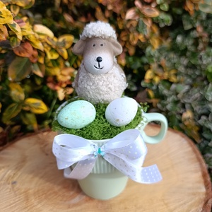 bárányos húsvéti asztalidísz, Ünnepi díszek, dekorációk, Húsvéti díszek és dekorációk, Húsvéti asztaldíszek, Mindenmás, MESKA