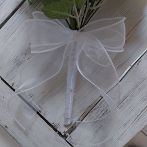 Halványrózsaszín bazsarózsa menyasszonyi csokor - esküvő - menyasszonyi- és dobócsokor - Meska.hu