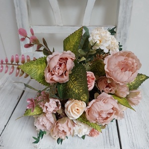 Vintage stílusú menyasszonyi csokor, Esküvő, Menyasszonyi- és dobócsokor, Mindenmás, MESKA