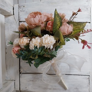 Vintage stílusú menyasszonyi csokor - esküvő - menyasszonyi- és dobócsokor - Meska.hu