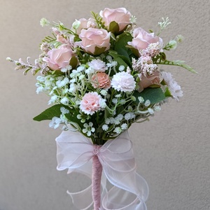 menyasszonyi rózsás örökcsokor - esküvő - menyasszonyi- és dobócsokor - Meska.hu