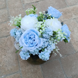Kék menyasszonyi csokor , Esküvő, Menyasszonyi- és dobócsokor, Mindenmás, MESKA