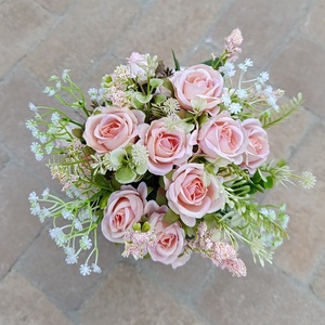 Minirózsa menyasszonyi / dobócsokor, Esküvő, Menyasszonyi- és dobócsokor, , MESKA